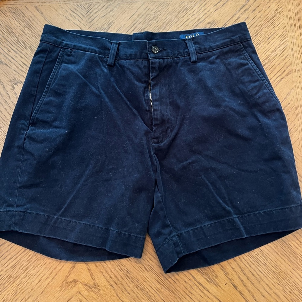Polo Ralph Lauren 6” inseam Navy Blue Shorts size 33